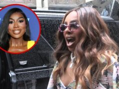 Candiace Dillard Bassett cube che sta pregando per Wendy Osefo dopo le accuse di frode