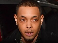 Il rapper OJ da Juiceman arrestato, presumibilmente con la pistola puntata contro un poliziotto in autostrada