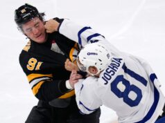 I Maple Leafs mostrano una lotta nella vittoria sui Bruins