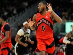 Immanuel Rapidly dei Raptors rimane fuori martedì contro i Pistons