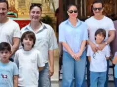 Kareena-Saif visita la chiesa di Bandra con Tim e Jeh