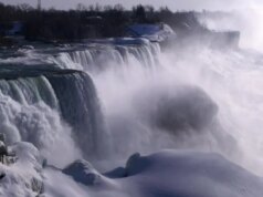 Natura: le cascate del Niagara ricoperte di ghiaccio