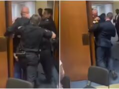 La protesta contro la guerra contro l’Iran dell’ex marine scatena uno scontro: il senatore Tim Sheehy ha rotto il braccio di Brian McGinnis?