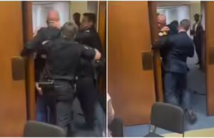 La protesta contro la guerra contro l’Iran dell’ex marine scatena uno scontro: il senatore Tim Sheehy ha rotto il braccio di Brian McGinnis?