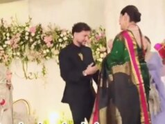 Kuldeep Yadav tocca l’impresa di Ravindra Jadeja e di sua moglie al ricevimento di nozze, il video diventa virale