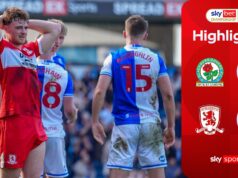 Il Middlesbrough a caccia di promozioni tenuto dal Blackburn