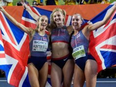 Hodgkinson, Hunter Bell e Caudery vincono l’oro mondiale indoor per la Gran Bretagna