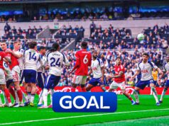 Igor Jesus colpisce di testa in nook mentre il Forest passa in vantaggio poco prima dell’intervallo!