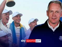 Hovland: l’infortunio alla Ryder Cup sembrava una “nuvola nera” sulla vittoria dell’Europa