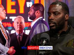 Okolie si aspetta la futura unificazione del titolo dei pesi massimi contro Dubois