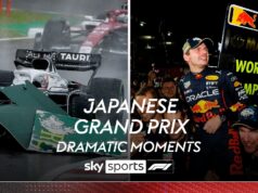 I momenti più drammatici del Gran Premio del Giappone