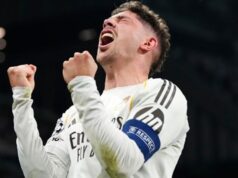 La tripletta di Valverde nel primo tempo lascia il Manchester Metropolis sull’orlo dell’uscita dal CL