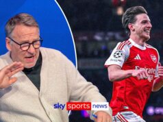 È questa la stagione del riso? Il centrocampista dell’Arsenal raggiunge nuovi livelli