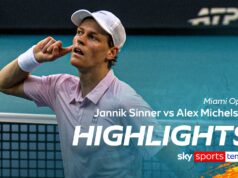 Classic Sinner supera una dura prova contro il ‘brillante’ Michelson a Miami