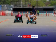 “Il perdente deve fare il bucato!” La coppia di tennisti Boulter e De Minaur gareggiano sulla pista di Miami
