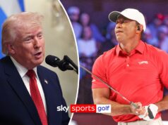 Donald Trump afferma che Tiger Woods NON giocherà al Masters