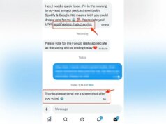 Smascherata la falsa truffa sul voto su Spotify