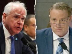 Walz deriso on-line dopo che il legislatore del GOP ha avanzato la teoria in un’accesa udienza sul motivo per cui Kamala Harris lo ha scelto come vicepresidente
