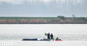 I soccorritori utilizzeranno cuscini d’aria nell’ultimo sforzo per salvare la balena spiaggiata