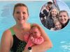 Rebecca Adlington porta la sua neonata Thea a nuotare mentre sua figlia segue le orme dell’olimpionica dopo che la star ha risposto alla vergogna della mamma