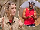 Ashley Roberts rimane sbalordita mentre David Haye mostra il suo sedere nudo durante I am A Movie star All Stars in un flashback del suo periodo a Oz