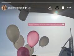 Kate Ferdinand festeggia il quindicesimo compleanno di Tia con un dolce tributo dopo essere tornata nella Dubai devastata dalla guerra e cube che è “il più grande privilegio essere la tua matrigna”