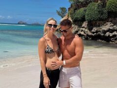 Vogue Williams è incinta! La presentatrice rivela che aspetta il suo quarto figlio con il marito Spencer Matthews