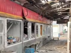 La Russia attacca l’Ucraina con droni: 5 morti, 19 feriti mentre gli attacchi colpiscono il mercato di Nikopol