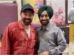 Sunny Deol incontra la star folks punjabi Satinder Sartaaj