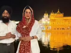 Priyanka Chopra visita il Tempio d’Oro per la seconda volta