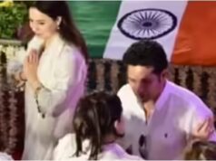 Funerale di Asha Bhosle: Tabu abbraccia Zanai mentre Sachin rende omaggio