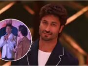 Vidyut canta il Gayatri Mantra al lancio del trailer di “Road Fighter”.