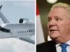 Doug Ford venderà un jet privato da 28,9 milioni di dollari “il più rapidamente possibile” dopo aver affrontato un esame accurato