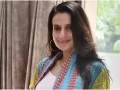 Ameesha cube che Indira Gandhi è stata la prima persona a farle visita da neonata