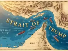 “Stretto di Trump”: il presidente degli Stati Uniti condivide una nuova mappa che chiama Hormuz con il suo nome