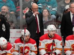 Guarda dal vivo: i Calgary Flames incontrano i media alla wonderful della stagione