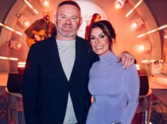 All’interno della sontuosa festa per il 40esimo compleanno di Coleen Rooney, con i grandi del Manchester United e le sue star