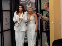 I fan di Coronation Avenue guardano due volte l’ospite inaspettato del matrimonio di Carla e Lisa