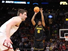 Tavion Banks dell’Iowa si dichiara per il draft NBA, speranzoso di tornare agli Hawkeyes