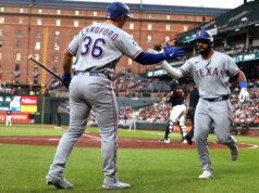 Il tiro da 3 punti di Danny Jansen, 3 colpi portano i Rangers oltre gli Orioles