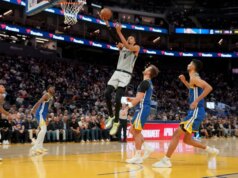 La stella degli Spurs C Victor Wembanyama (caviglia) fuori contro i Clippers