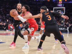 I Knicks balzano in vantaggio e colpiscono i Bulls di 40