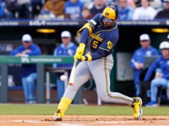 Garrett Mitchell dei Brewers fa un’offerta per il bis nel finale contro i Royals