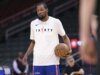 Serie aperta Rockets contro Lakers senza la stella Kevin Durant (ginocchio)