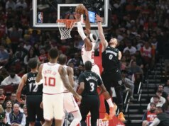 Donte DiVincenzo, i Wolves interrompono la serie di vittorie consecutive dei Rockets