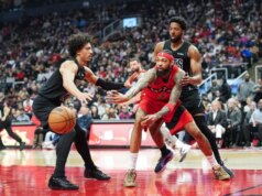 I Raptors si assicurano il quinto posto vincendo sui Nets