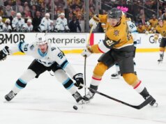 Logan Cooley solleva Mammoth superando i Knights per la prima vittoria nei playoff dello Utah