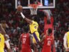 I Lakers vincono all’OT sui Rockets e si spostano sull’orlo della vittoria