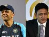 Rahul Dravid e Anil Kumble finiscono svelati ufficialmente allo stadio M Chinnaswamy di Bangalore