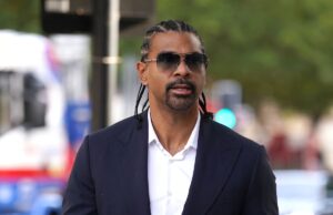 David Haye ha deciso di provare a rubare il cibo degli altri team in I’m A Celeb
